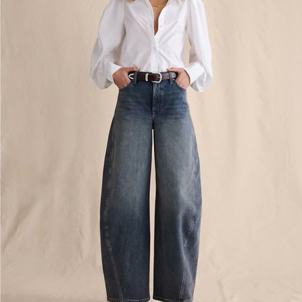 Banana Republic Dark Blue Flare Jeans
